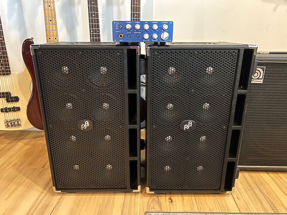 Phil Jones Bass BP-800 800W Bass Amp Head &  Jones 2 X C8 cabs