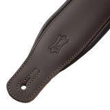 Levy's Amped Leather Series M26PD-DBR-DBR Guitar Strap *Free Shipping in the USA*