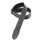 Levy's M7GP-BLK Leather Tri Glides Series Guitar Strap *Free Shipping in the USA*