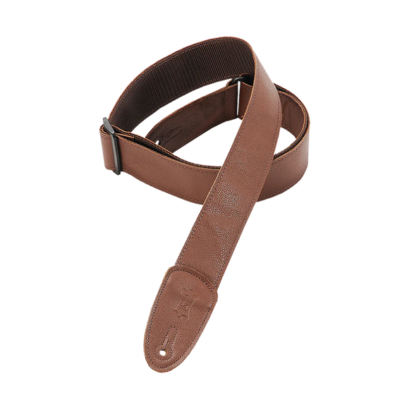 Levy's M7GP-BRN Leather Tri Glides Series Guitar Strap *Free Shipping in the USA*