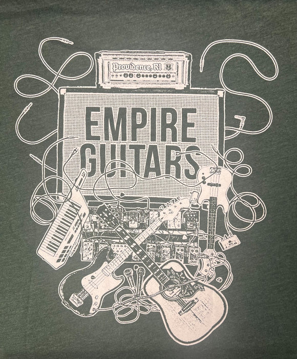 Empire Guitars Big Mess Forest Green T-Shirt XXL