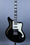 2021 D'Angelico Premier Bedford SH Semi-Hollow Black