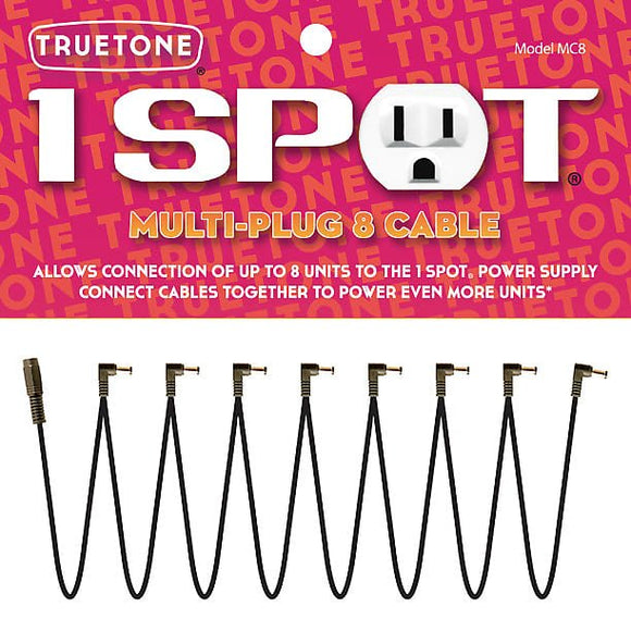 TrueTone MC8 1-SPOT Multi-Plug 8-Cable Daisy Chain Power Adapter