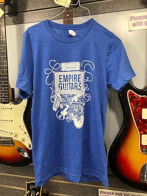 Empire Guitars Big Mess Blue T-Shirt Large