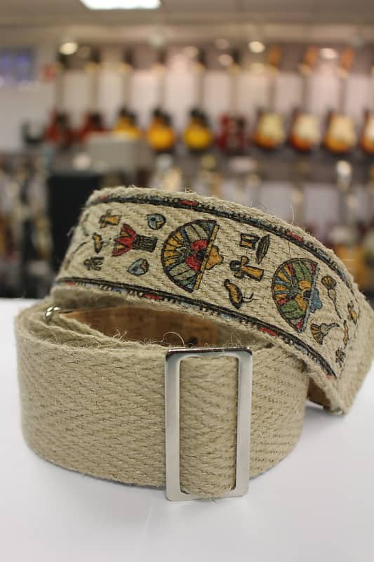 Levy's Egyptian Hemp Natural Vegan Guitar Strap w/ Cork Ends MH8P-004 *Free Shipping in the USA*