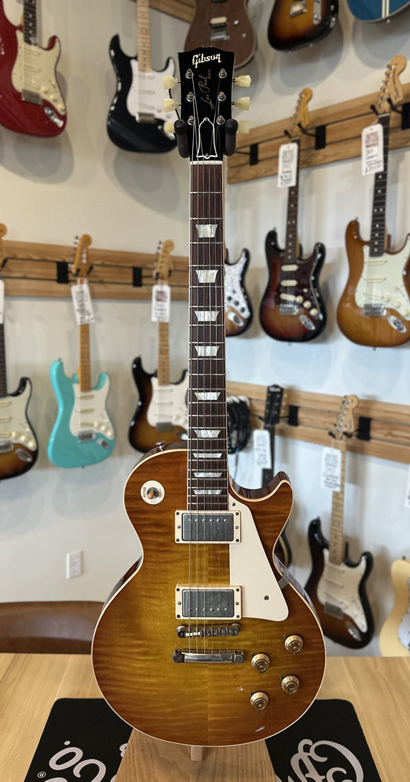 2016 1959 Reissue Gibson Les Paul Standard Ice Tea Burst