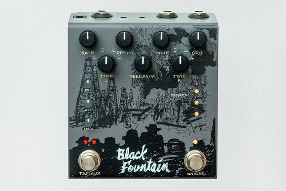 Old Blood Noise Endeavors Black Fountain Stereo Slate *Free Shipping in the USA*