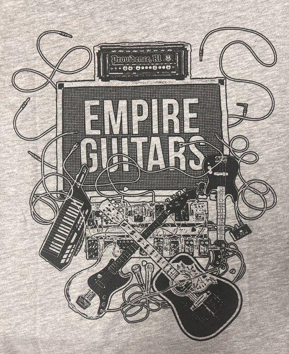 Empire Guitars Big Mess Gray T-Shirt Medium