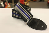 Souldier Blueray Guitar Strap Black Ends *Free Shipping in the USA*