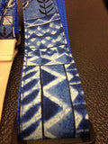 Sherrin's Threads Ocean Tapa 1.5" Ukulele Strap *Free Shipping in the USA*